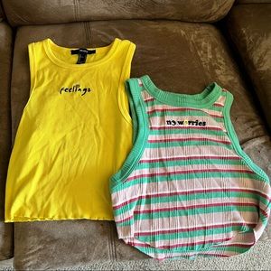 SALE Forever 21 Crop Top Duo